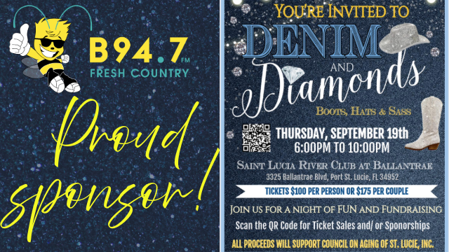 B94.7 is a proud sponsor of Denim & Diamonds